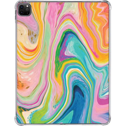 Rainbow Marble by Etta Vee iPad Pro 11in (2024) Clear Case